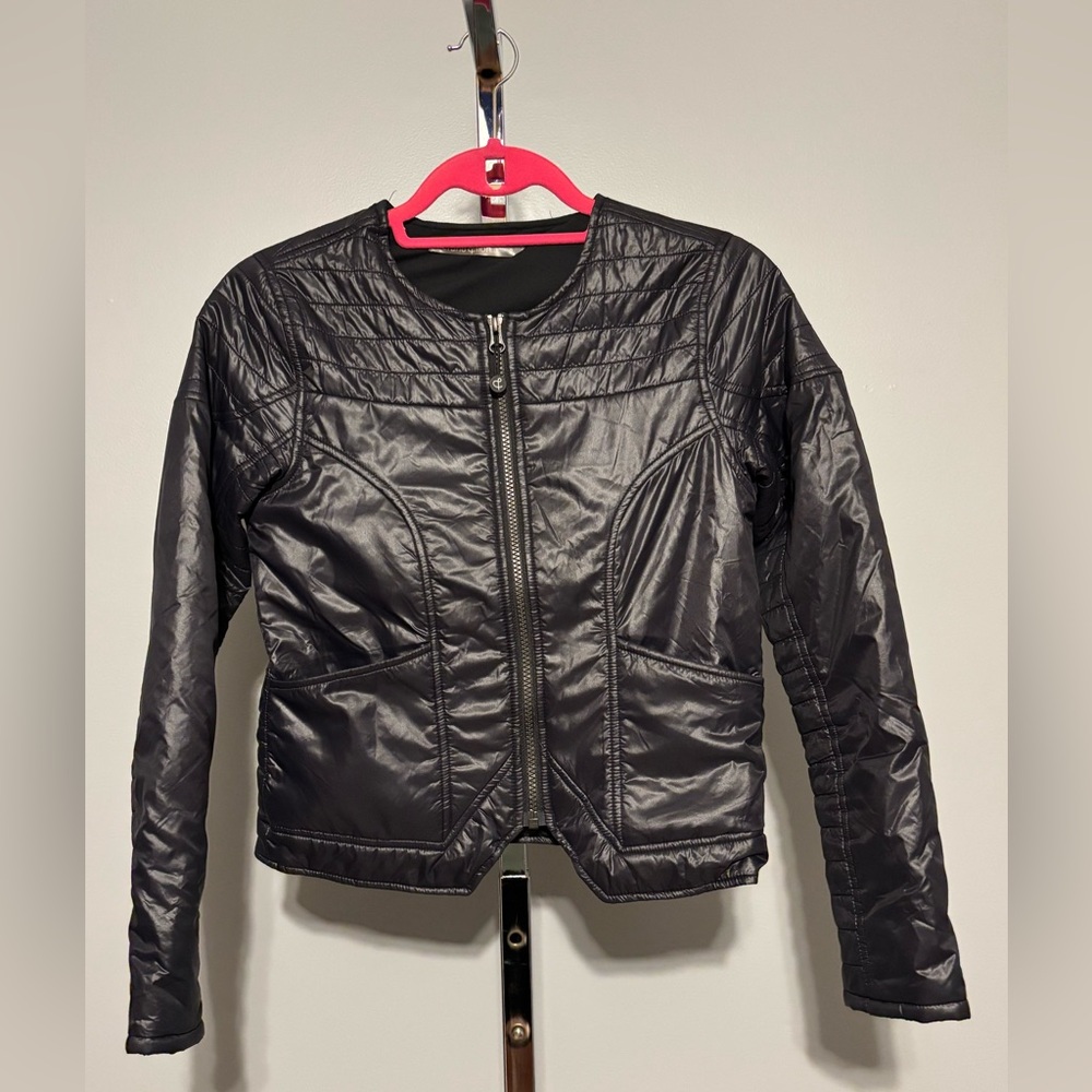 CRANE & LION‎ INSULATED MOTO JACKET BLACK SIZE 2